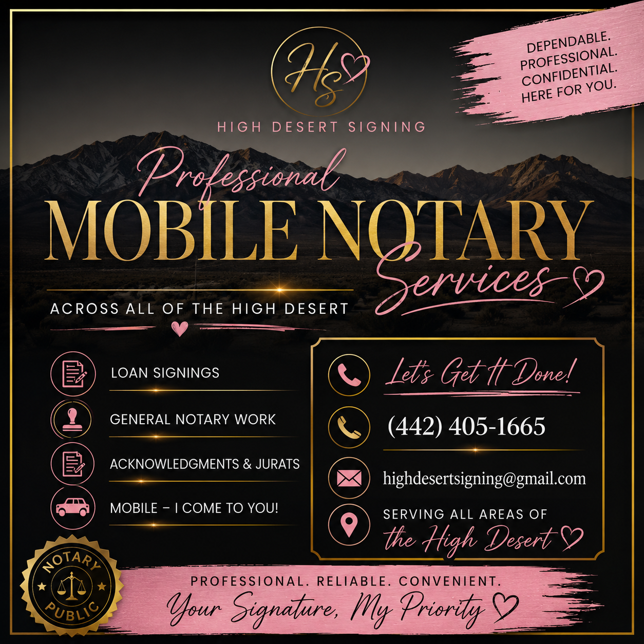 High Desert Mobile Notary Services